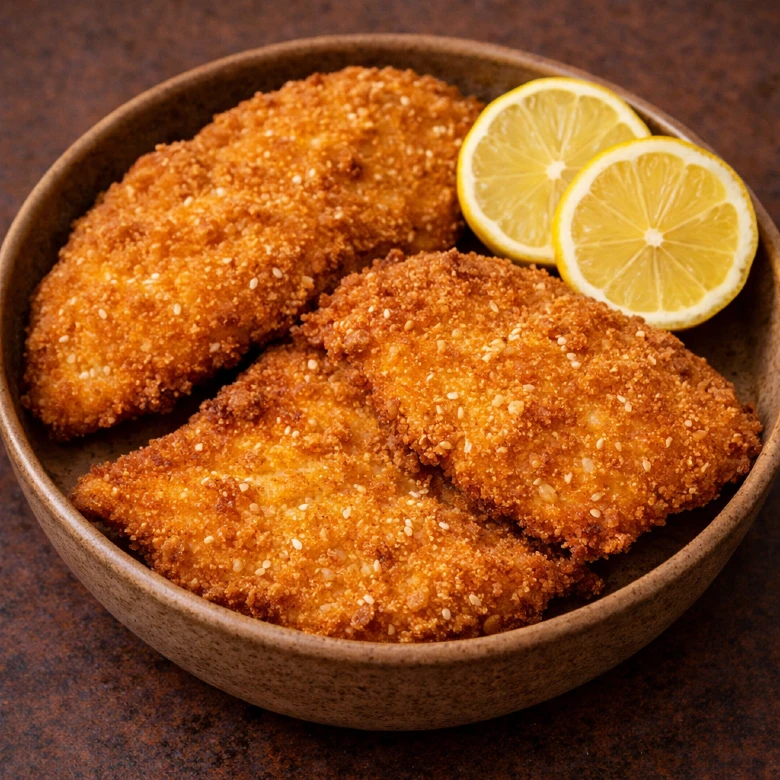 שניצל ביתי מוזהב - קייטרינג בשרי לאירועים