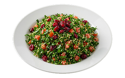 טאבולה עם חמוציות